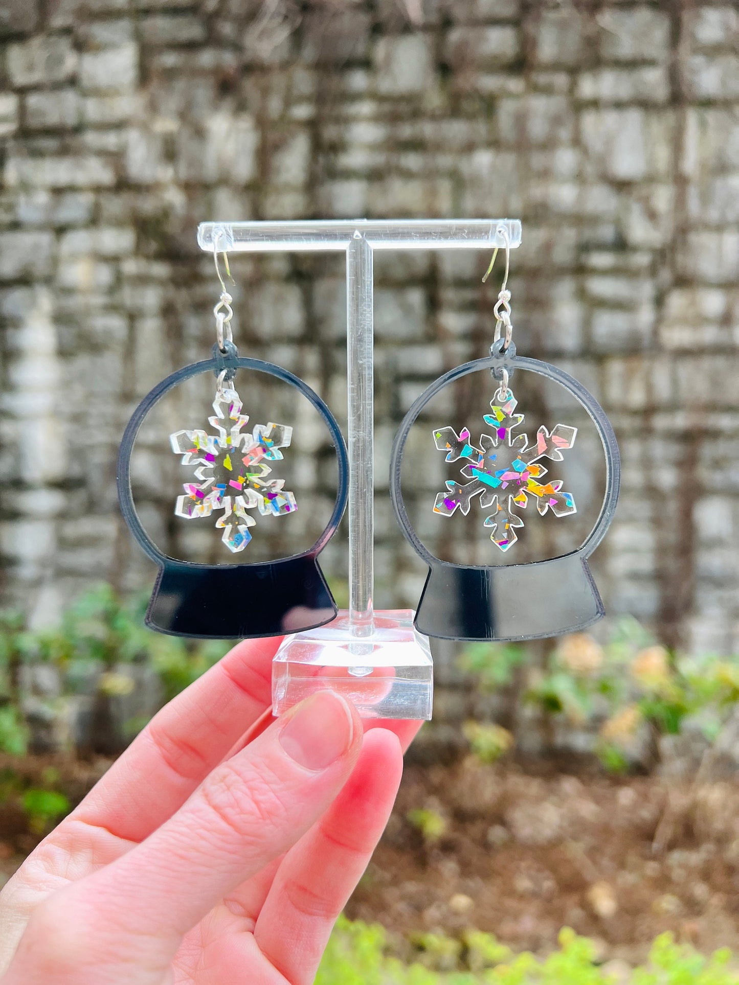 Snow Globe Earrings