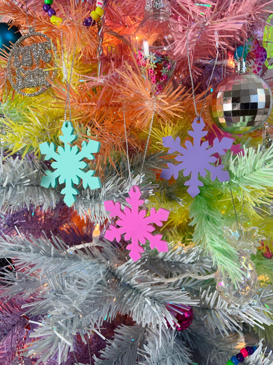 Pastel Snowflake Ornament