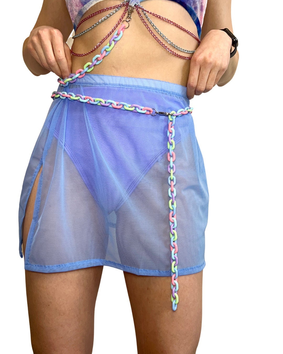 Multicolor Chain Belt