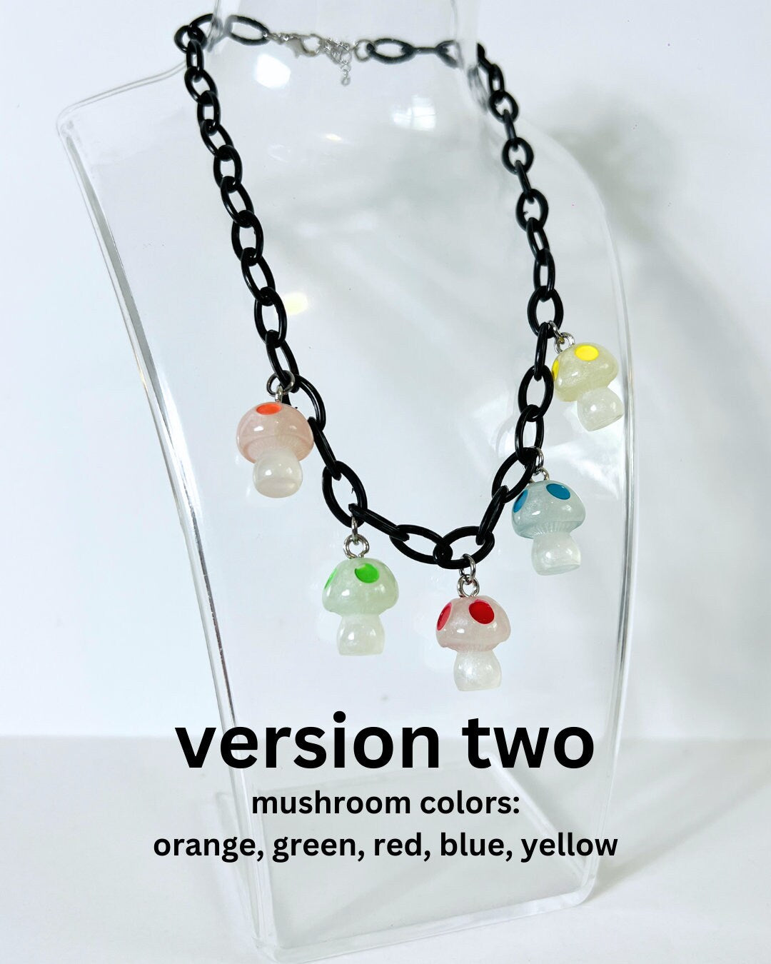 Glow in the Dark Mushroom Choker