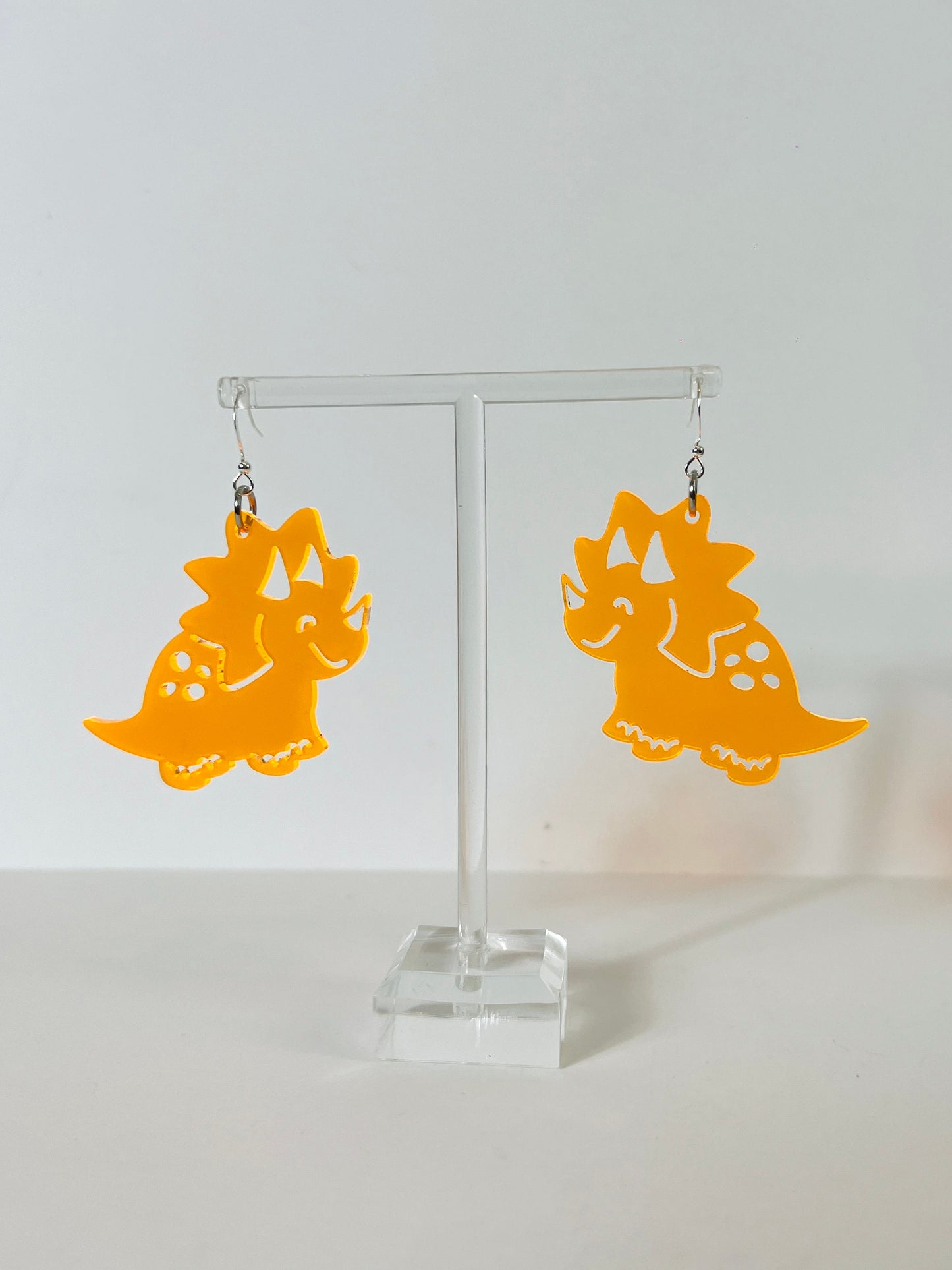 Triceratops Earrings