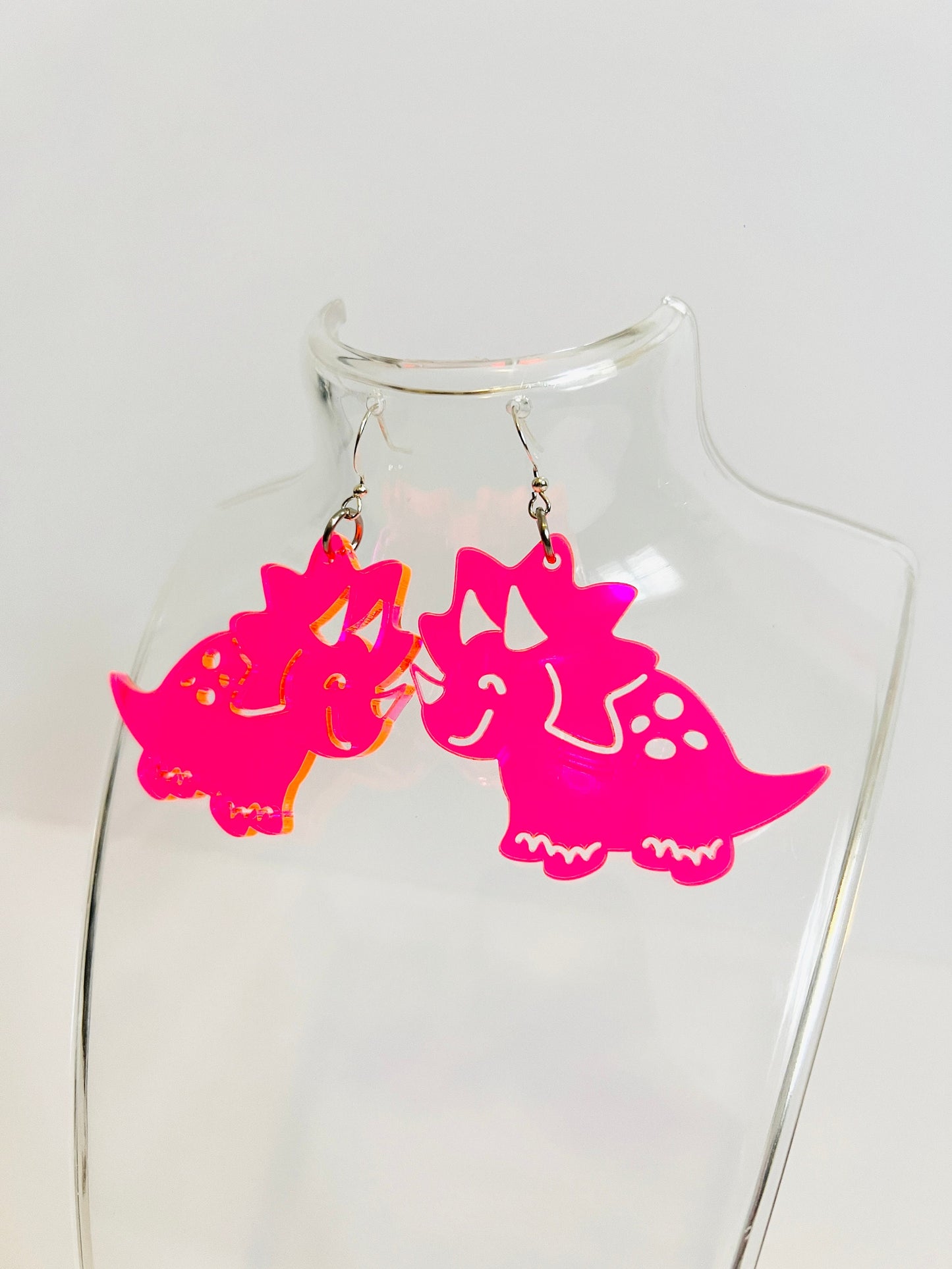 Triceratops Earrings