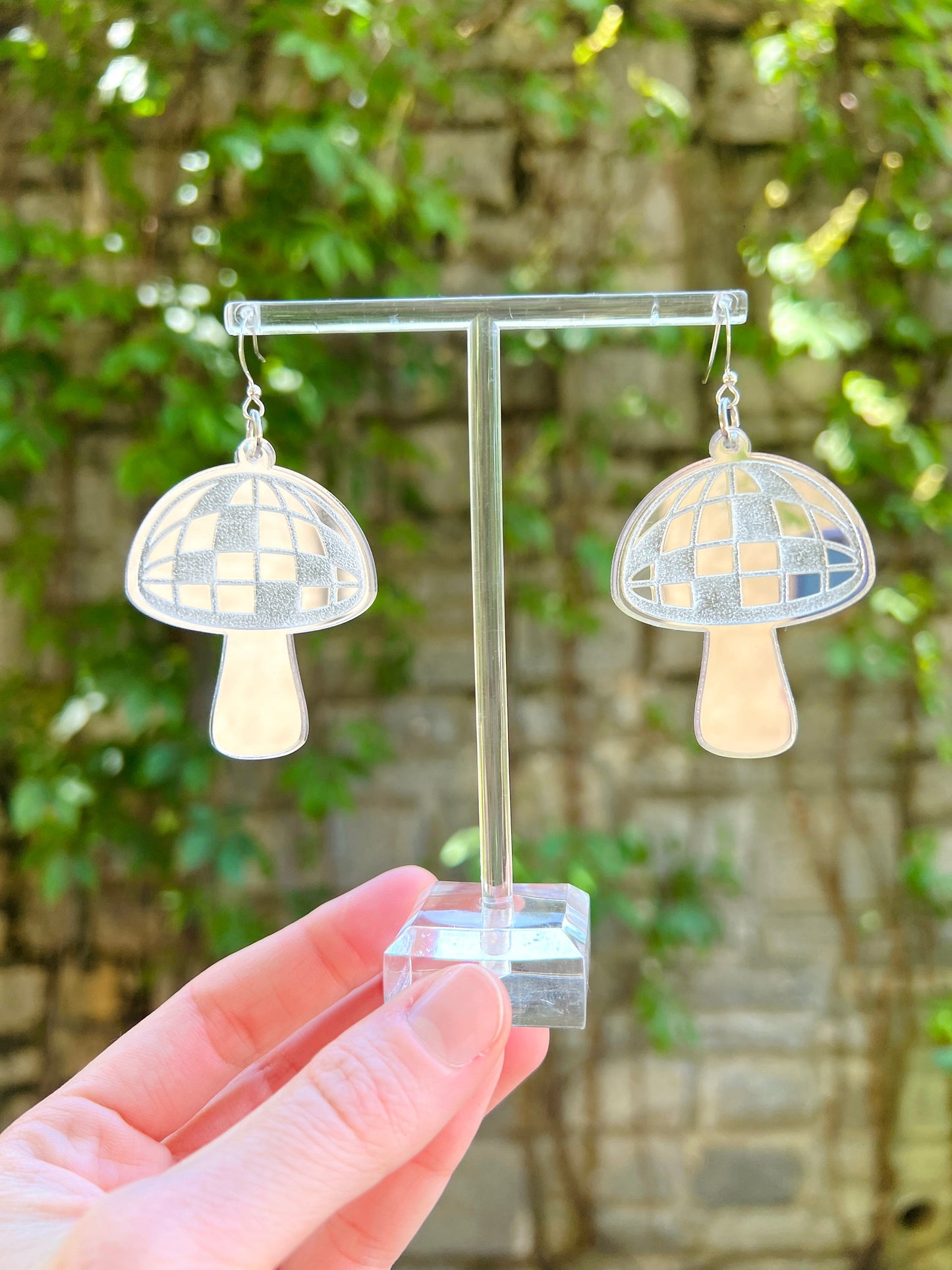 Disco Mushroom Earrings