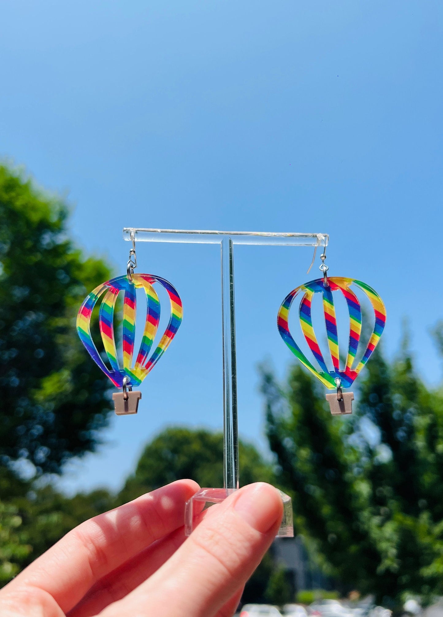 Hot Air Balloon Earrings