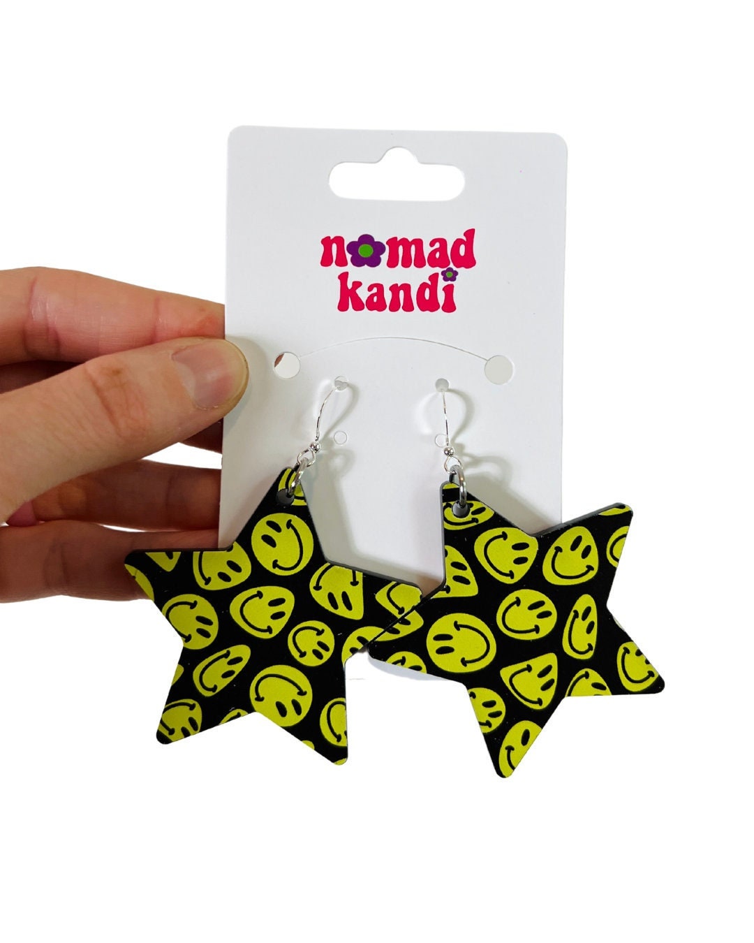 Melting Smile Star Earrings