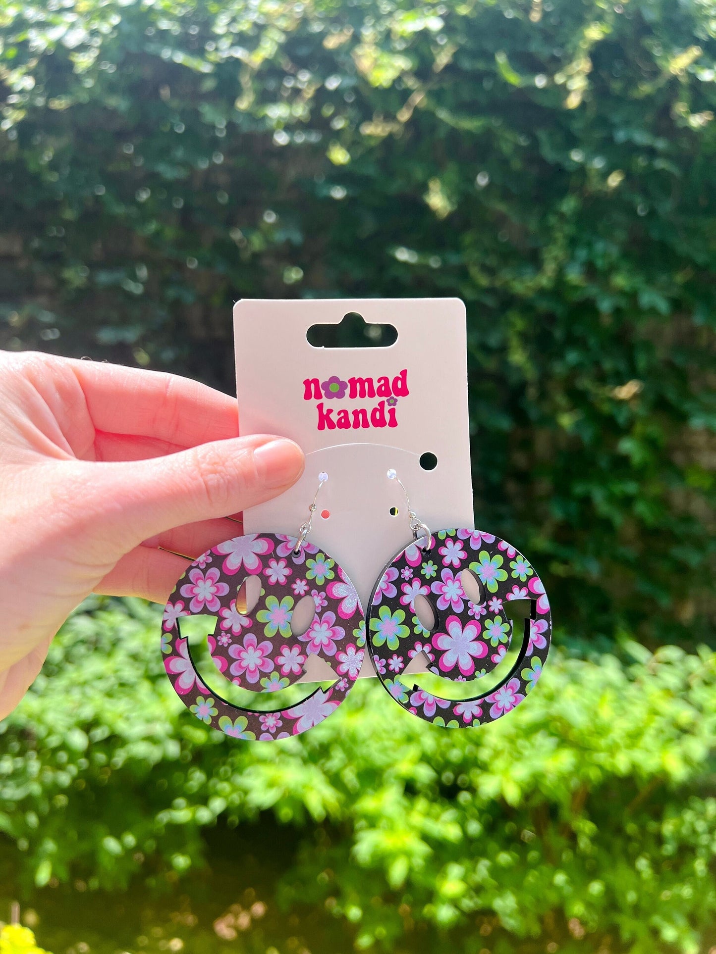 Flower Power Smile Earrings